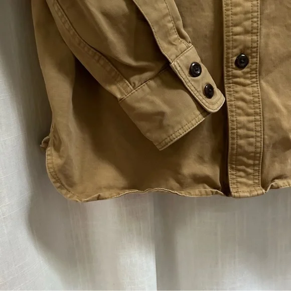 Banana republic UTILITY SHIRT JACKET heavyweight canvas size small - Picture 6 of 12